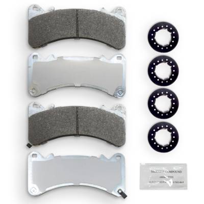 NRS Brakes - NRS Brakes NS1910 FRONT Disc Brake Pad Set for Cadillac/Chevy/GMC 5.3