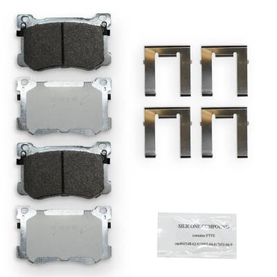 NRS Brakes - NRS Brakes NS2101 FRONT Disc Brake Pad Set for Genesis Hyundai/Kia 3.3 3.8 5.0