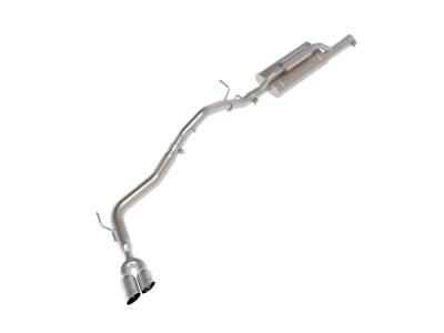 aFe Power - aFe 49-33148-P 2.5-3" Exhaust System w/Polished Tip for 24-26 Ford Ranger 2.3L
