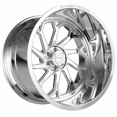 Amani - Amani Wheel AF-ROG24146LB-76FP-FC-L ROGROSSO 24x14 Blank -76mm Polished