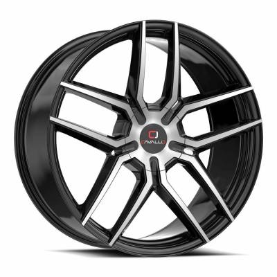 Cavallo - Cavallo CLV-55208551121143+35BM CLV-55 Wheel 20x8.5 5x112/4.5 35mm Black