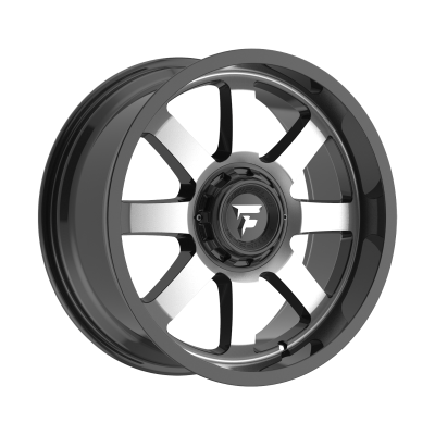 Fittipaldi Off Road - Fittipaldi Off Road FA16 18x9 5x4.5 5x5 12mm Black/Machined FA16-189051427P12MB