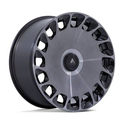 Asanti - Asanti Black AB045 ARISTOCRAT 20x10.5 BLANK 18mm Black/Machined AB045BT20050018