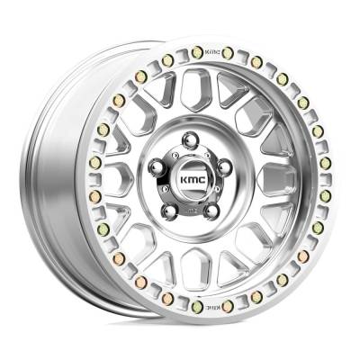 KMC - KMC KM234 GRENADE DESERT BEADLOCK 17x8.5 BLANK 0mm Machined KM2347850M500