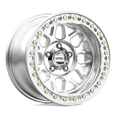 KMC - KMC KM235 GRENADE CRAWL BEADLOCK 17x8.5 BLANK 0mm Machined KM2357850M500