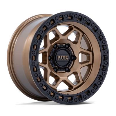 KMC - KMC KM553ZB17856300 KM553 TORX 17x8.5 6x135 0mm Matte Bronze/Black