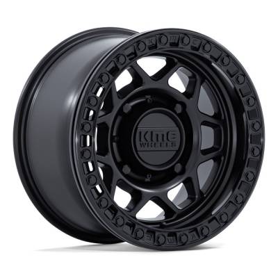 KMC Powersports - KMC Powersports KS241 TORX BEADLOCK 15x7 4x137 38mm Matte Black KS241MB15704838