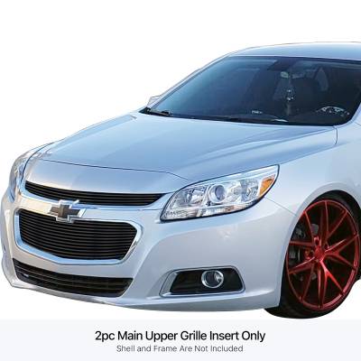 APS - APS Stainless Billet Grille Black 14-16 Chevrolet Malibu GR03FFC40J