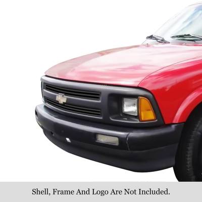 APS - APS Stainless Billet Grille Black 94-97 Chevrolet S10/Blazer 2DR GR03FEG16J