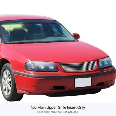 APS - APS Stainless Billet Grille Brushed 00-05 Chevrolet Impala GR03FEG41C
