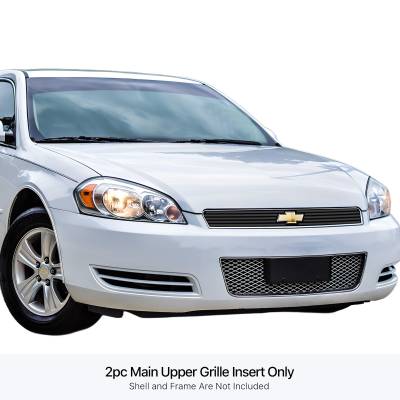 APS - APS Stainless Billet Grille Black 06-13 Chevy Impala/Monte Carlo GR03FEG43J