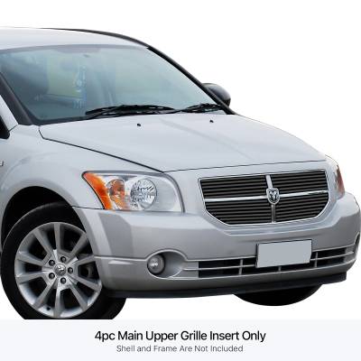 APS - APS Stainless Billet Grille Black for 06-12 Dodge Caliber GR04FFD72J