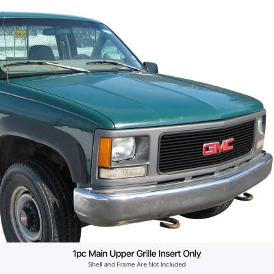 APS - APS Stainless Billet Grille Black 94-99 GMC C/K Truck GR07FEB71J