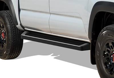APS - APS IRunning Running Boards Black for 05-23 Tacoma Double IB20RJE8B