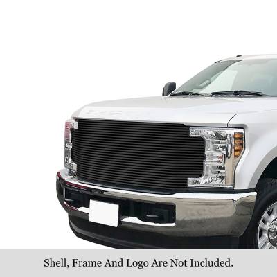 APS - APS Stainless Billet Grille Black 17-19 Ford Super Duty GR06HFC63J