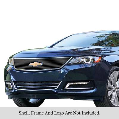 APS - APS Stainless Billet Grille Black 14-20 Chevrolet Impala GR03FEI45J