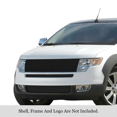 APS - APS Stainless Billet Grille Black 07-10 Ford Edge GR06HFF25J