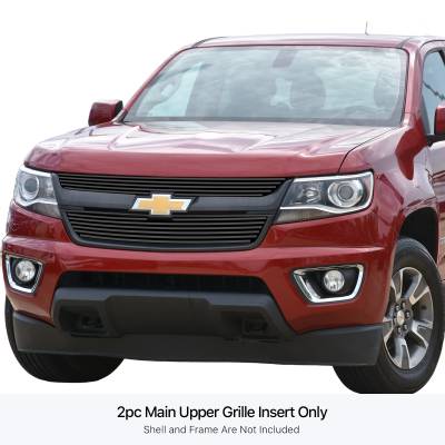 APS - APS Stainless Billet Grille Black 15-20 Chevrolet Colorado GR03FFC16J
