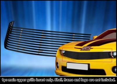 APS - APS Stainless Billet Grille Black 10-13 Chevrolet Camaro GR03FFG20J