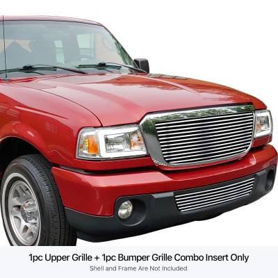APS - APS Stainless Billet Grille Polish 06-11 Ford Ranger GR06HGI12S