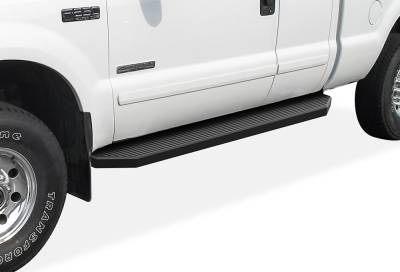 APS - APS IB06RJJ3H H-Series Running Boards Black 99-16 Ford Super Duty Extended