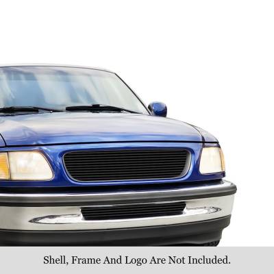 APS - APS Stainless Billet Grille Black 97-98 Ford F150 RWD GR06HGI52J