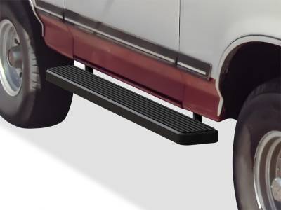 APS - APS IB06FBA0B IStep 6" Running Boards Black for 80-96 Ford F-Series/Bronco