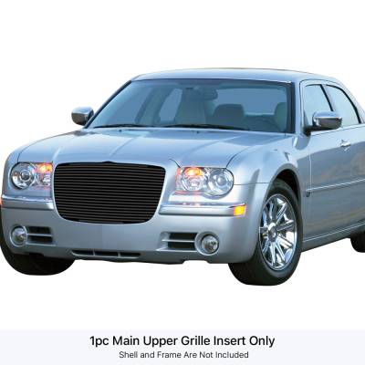 APS - APS Stainless Billet Grille Black for 05-10 Chrysler 300/300C GR18HEC00J