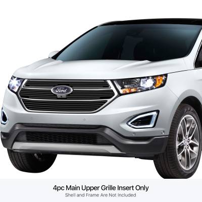 APS - APS Stainless Billet Grille Black 15-18 Ford Edge GR06FEB91J
