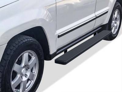 APS - APS IB10FAJ8B IStep 6" Running Boards Black for 05-10 Jeep Grand Cherokee