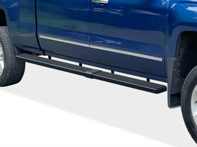 APS - APS IB03SJG1LB IStep W2W 6" Running Boards Black for Silverado/Sierra Crew