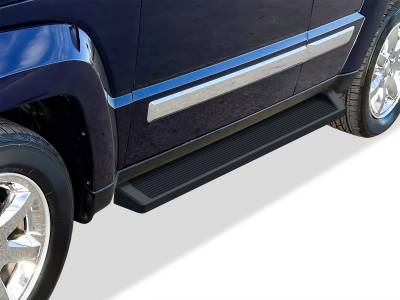 APS - APS IRunning Running Boards Black for 08-13 Jeep Liberty IB10RBA9B