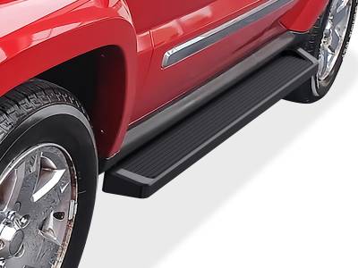 APS - APS IRunning Running Boards Black for 02-07 Jeep Liberty IB10RJH1B