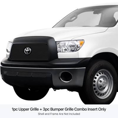 APS - APS Stainless Billet Grille Black for 07-09 Toyota Tundra GR20FGH41J