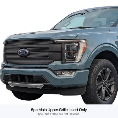 APS - APS Stainless Billet Grille Black 21-23 Ford F150 Lariat GR06FEJ78J