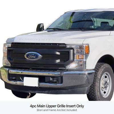 APS - APS Stainless Billet Grille Black 20-21 Ford Super Duty XL/XLT GR06FEJ79J