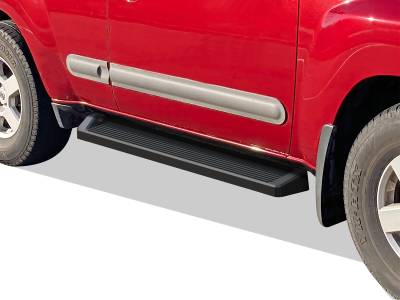 APS - APS IRunning Running Boards Black for 05-15 Nissan Xterra IB14RBB8B
