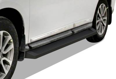 APS - APS IRunning Running Boards Black for 05-12 Nissan Pathfinder IB14RIE2B