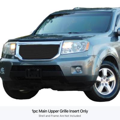 APS - APS Stainless Billet Grille Black 09-11 Honda Pilot GR08HFE97J