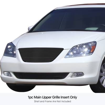 APS - APS Stainless Billet Grille Black 05-07 Honda Odyssey GR08HGA19J