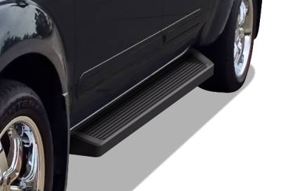 APS - APS IRunning Running Boards Black for 05-25 Frontier Crew IB14RJI5B