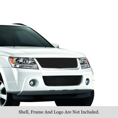 APS - APS Stainless Billet Grille Black for 06-12 Suzuki Grand Vitara GR09HEA36J