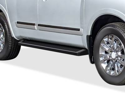 APS - APS IRunning Running Boards Black for 04-16 Nissan Armada IB14RJI6B
