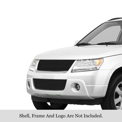 APS - APS Stainless Billet Grille Black for 06-12 Suzuki Grand Vitara GR09HGG24J