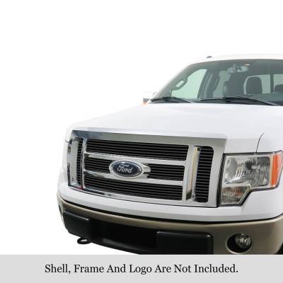 APS - APS Stainless Billet Grille Black 09-12 F150 King Ranch/Lariat GR06FFG88J