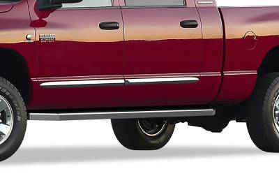 APS - APS IB04RJD8Y H-Series Running Boards Polish for 06-08 RAM HD Mega