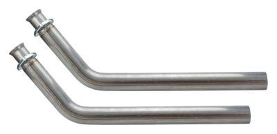 Pypes Performance Exhaust - Pypes DGU16S 2.5" SS Exhaust Manifold Down Pipe 3Bolt Hardware