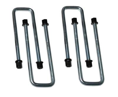 Tuff Country - Tuff Country 17152 Rear Axle UBolts w/1" Blocks for 11-19 Silv/Sierra 3500HD 4WD