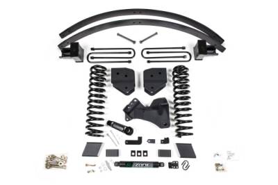 Zone Offroad - Zone Offroad ZONF112F FOX 6"-4" Rear Block Lift Kit for 17-19 Ford F350 AAL Gas