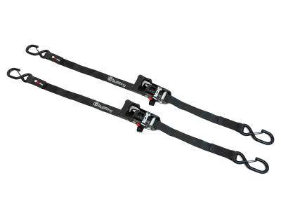 SpeedStrap - SpeedStrap R1200 1.25" x 12' Sliding Ratchet Tie Down 2 Pack Bullring
